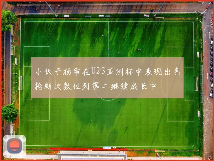 小伙子杨希在U23亚洲杯中表现出色抢断次数位列第二继续成长中